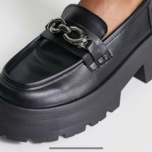 ASOS Design Chunky Loafer with Chain